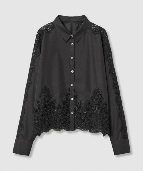 ANAYI / アナイ シャツ・ブラウス | カットワークレースコットンシャツ | 詳細14