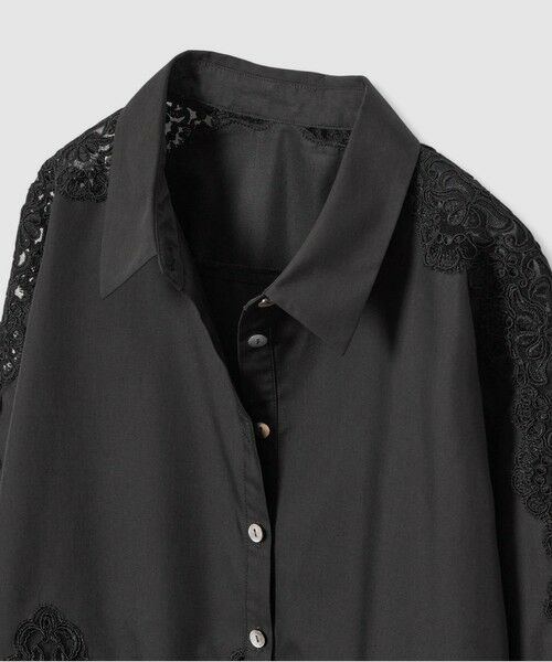 ANAYI / アナイ シャツ・ブラウス | カットワークレースコットンシャツ | 詳細16