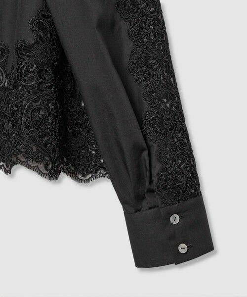ANAYI / アナイ シャツ・ブラウス | カットワークレースコットンシャツ | 詳細17