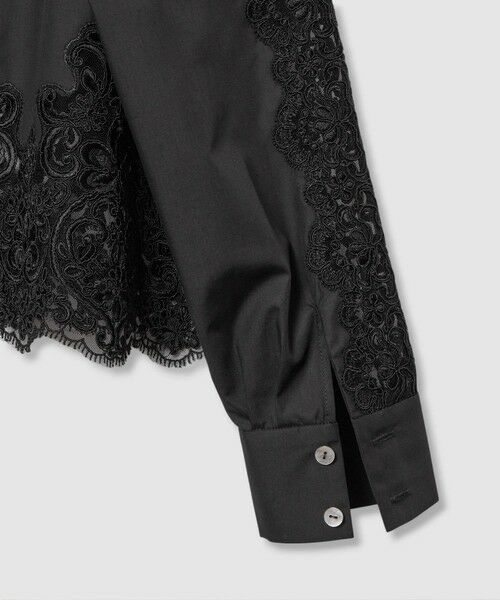 ANAYI / アナイ シャツ・ブラウス | カットワークレースコットンシャツ | 詳細18