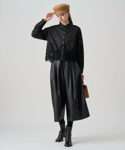 ANAYI / アナイ シャツ・ブラウス | カットワークレースコットンシャツ | 詳細12