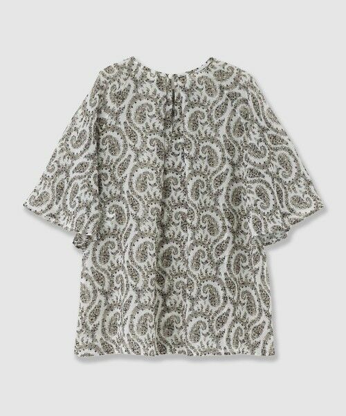 ANAYI / アナイ シャツ・ブラウス | ペイズリーシフォンフレアブラウス | 詳細10