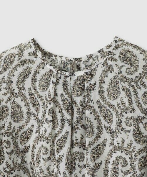 ANAYI / アナイ シャツ・ブラウス | ペイズリーシフォンフレアブラウス | 詳細11