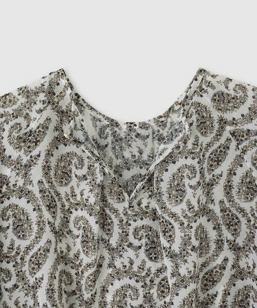 ANAYI / アナイ シャツ・ブラウス | ペイズリーシフォンフレアブラウス | 詳細12