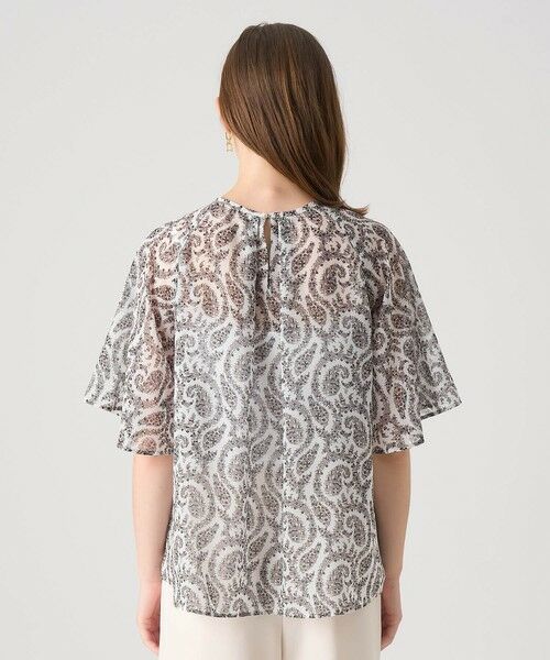 ANAYI / アナイ シャツ・ブラウス | ペイズリーシフォンフレアブラウス | 詳細3