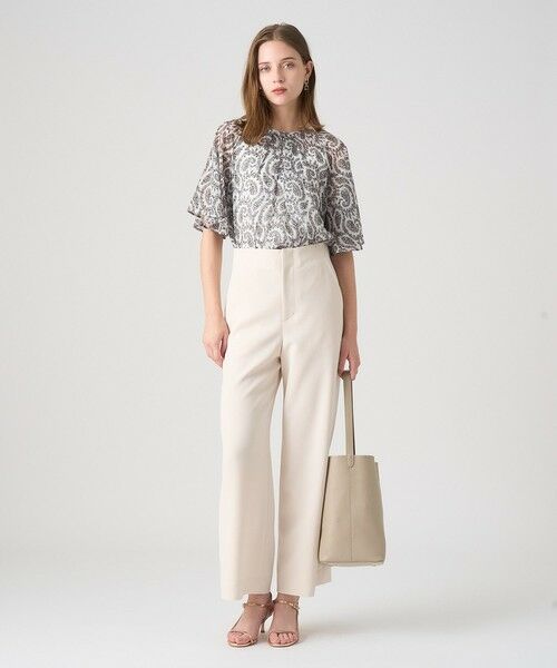 ANAYI / アナイ シャツ・ブラウス | ペイズリーシフォンフレアブラウス | 詳細7