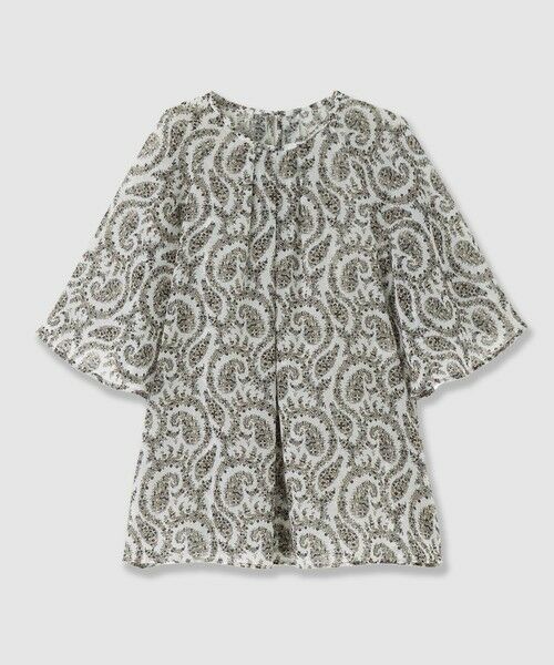 ANAYI / アナイ シャツ・ブラウス | ペイズリーシフォンフレアブラウス | 詳細9