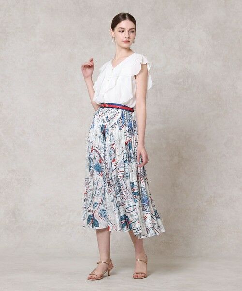 ANAYI / アナイ シャツ・ブラウス | ボイルフリルVネックブラウス | 詳細2