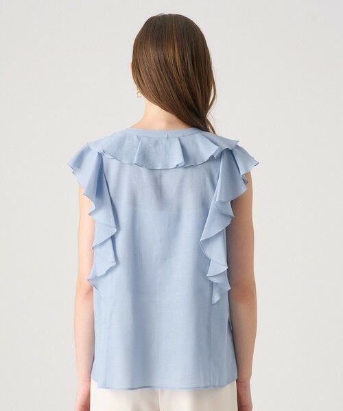 ANAYI / アナイ シャツ・ブラウス | ボイルフリルVネックブラウス | 詳細9