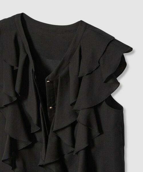 ANAYI / アナイ シャツ・ブラウス | ボイルフリルVネックブラウス | 詳細20