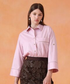 ANAYI / アナイ シャツ・ブラウス | ブライトグログラン配色シャツ