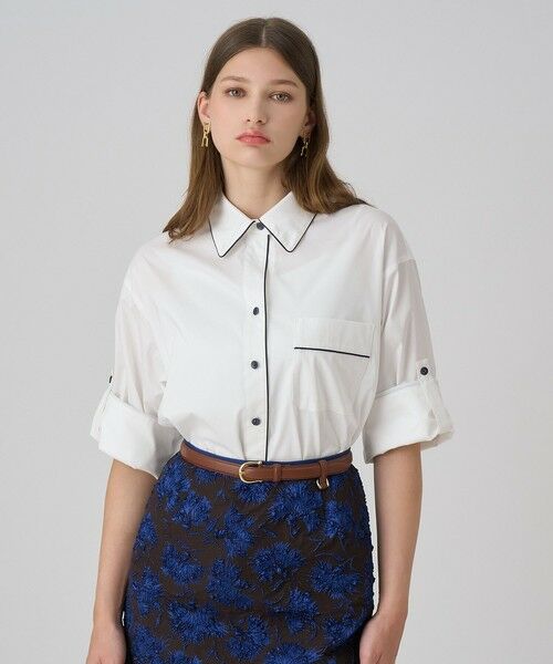 ANAYI / アナイ シャツ・ブラウス | ブライトグログラン配色シャツ | 詳細1