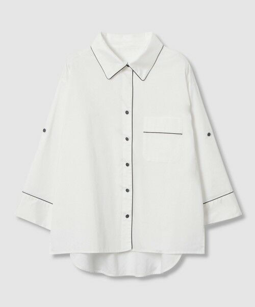 ANAYI / アナイ シャツ・ブラウス | ブライトグログラン配色シャツ | 詳細4