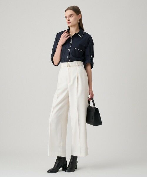 ANAYI / アナイ シャツ・ブラウス | ブライトグログラン配色シャツ | 詳細20