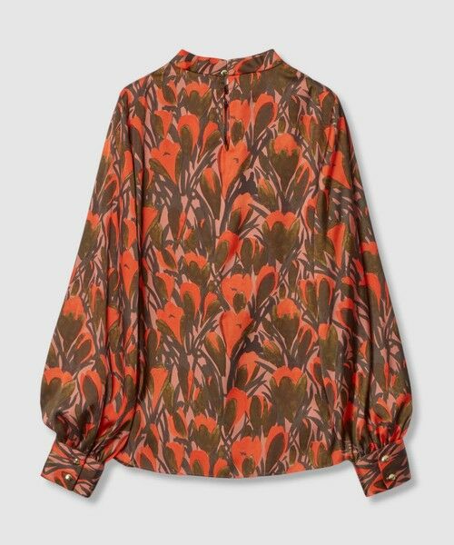 ANAYI / アナイ シャツ・ブラウス | 【セットアップ対応商品】ペイントフラワープリントスリットネック ブラウス | 詳細7