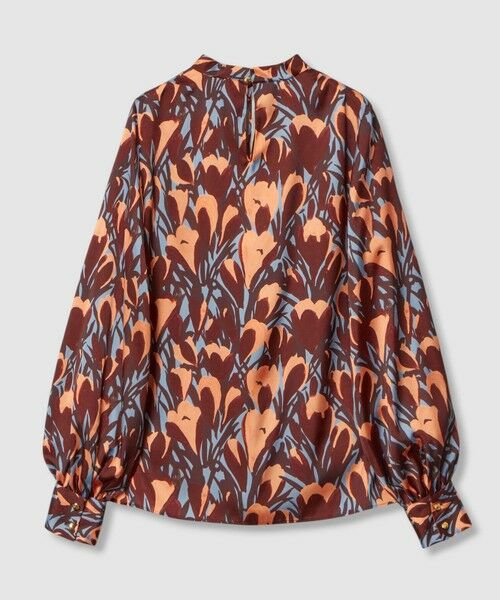 ANAYI / アナイ シャツ・ブラウス | 【セットアップ対応商品】ペイントフラワープリントスリットネック ブラウス | 詳細15