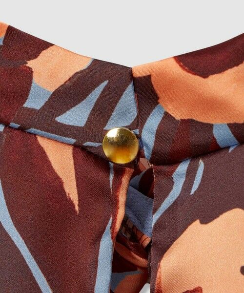 ANAYI / アナイ シャツ・ブラウス | 【セットアップ対応商品】ペイントフラワープリントスリットネック ブラウス | 詳細19