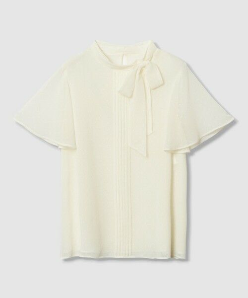 ANAYI / アナイ シャツ・ブラウス | カットドット楊柳ボウタイ ブラウス | 詳細5