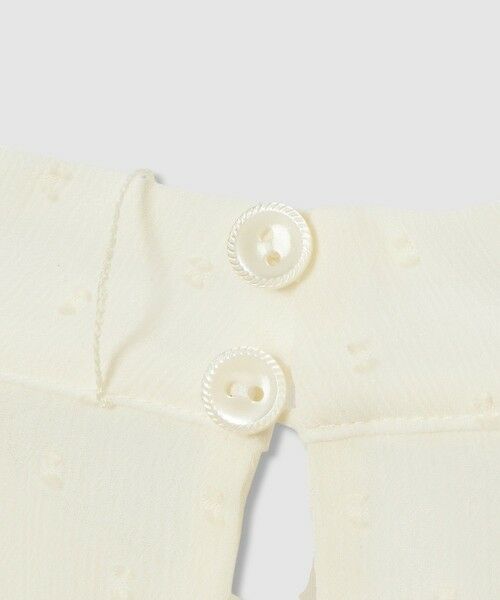 ANAYI / アナイ シャツ・ブラウス | カットドット楊柳ボウタイ ブラウス | 詳細8