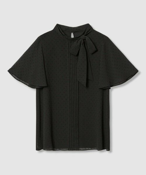 ANAYI / アナイ シャツ・ブラウス | カットドット楊柳ボウタイ ブラウス | 詳細15