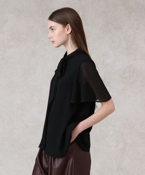 ANAYI / アナイ シャツ・ブラウス | カットドット楊柳ボウタイ ブラウス | 詳細11