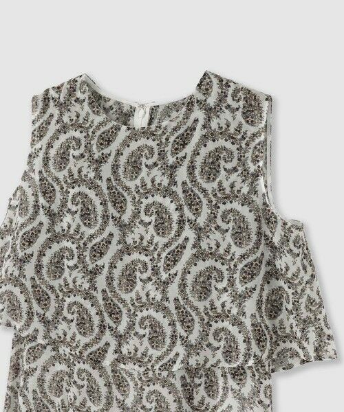 ANAYI / アナイ ロング・マキシ丈ワンピース | ペイズリーシフォンレイヤードワンピース | 詳細10