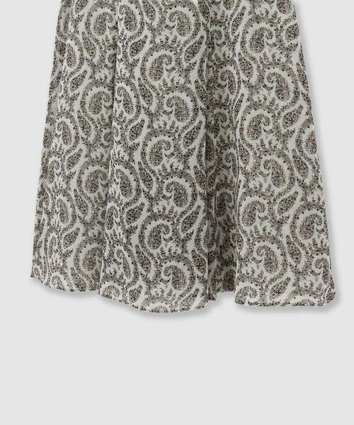 ANAYI / アナイ ロング・マキシ丈ワンピース | ペイズリーシフォンレイヤードワンピース | 詳細12