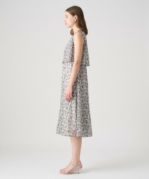ANAYI / アナイ ロング・マキシ丈ワンピース | ペイズリーシフォンレイヤードワンピース | 詳細2