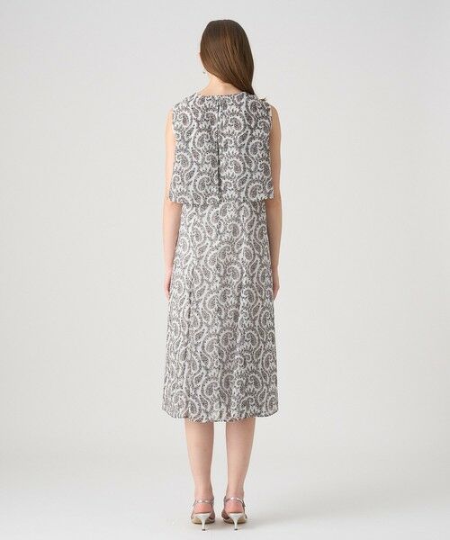 ANAYI / アナイ ロング・マキシ丈ワンピース | ペイズリーシフォンレイヤードワンピース | 詳細3