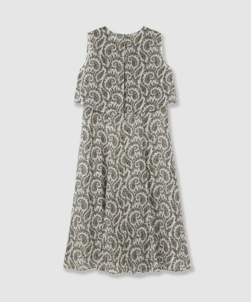 ANAYI / アナイ ロング・マキシ丈ワンピース | ペイズリーシフォンレイヤードワンピース | 詳細9