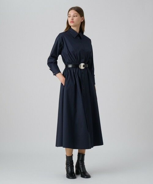 ANAYI / アナイ ロング・マキシ丈ワンピース | ブライトグログランシャツ ワンピース | 詳細2