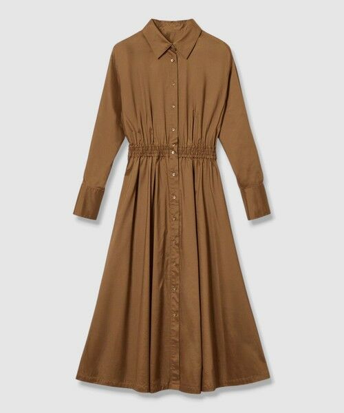 ANAYI / アナイ ロング・マキシ丈ワンピース | ブライトグログランシャツ ワンピース | 詳細11