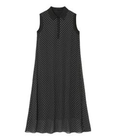 ANAYI / アナイ ミニ丈・ひざ丈ワンピース | シフォンコンビ配色カラーワンピース