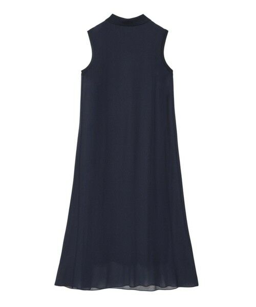 ANAYI / アナイ ミニ丈・ひざ丈ワンピース | シフォンコンビ配色カラーワンピース | 詳細1