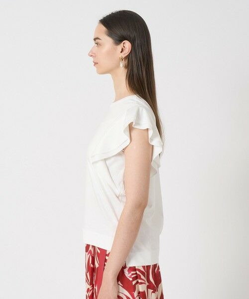 ANAYI / アナイ カットソー | コットンスムースダブルフリルプルオーバー | 詳細2