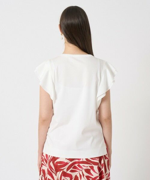 ANAYI / アナイ カットソー | コットンスムースダブルフリルプルオーバー | 詳細3