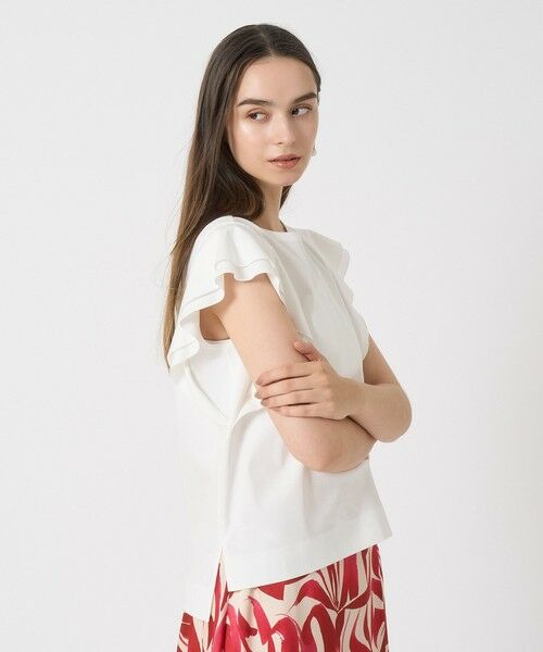 ANAYI / アナイ カットソー | コットンスムースダブルフリルプルオーバー | 詳細4