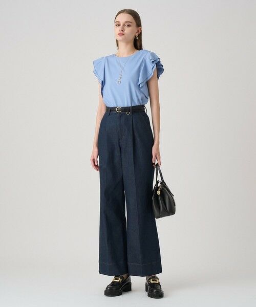 ANAYI / アナイ カットソー | コットンスムースダブルフリルプルオーバー | 詳細16