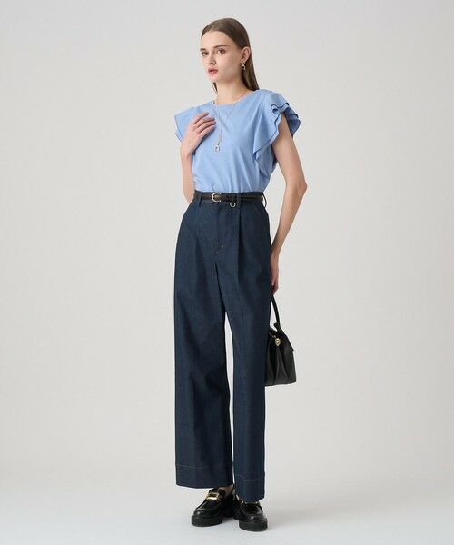 ANAYI / アナイ カットソー | コットンスムースダブルフリルプルオーバー | 詳細17