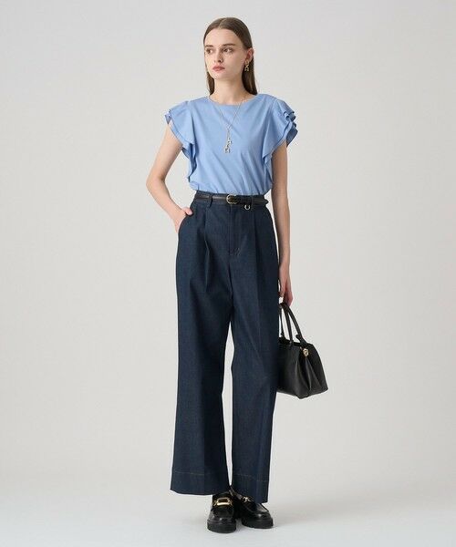 ANAYI / アナイ カットソー | コットンスムースダブルフリルプルオーバー | 詳細18