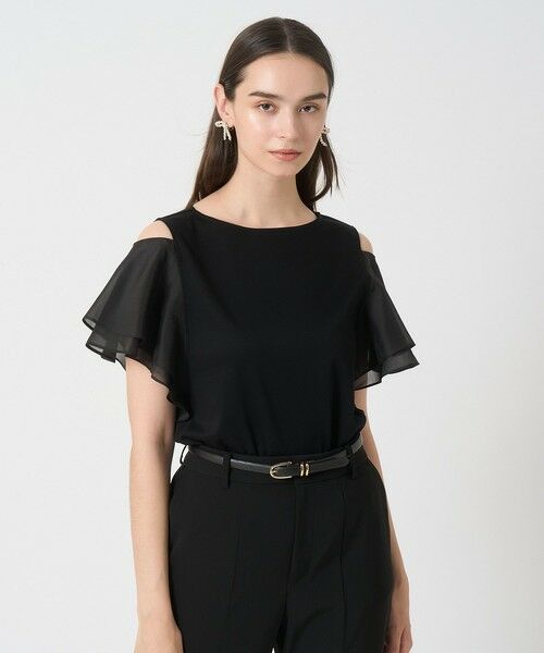 ANAYI / アナイ カットソー | ライトポンチオフショルプルオーバー(black (95))