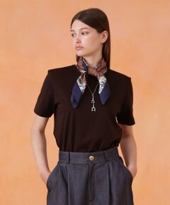 ANAYI / アナイ カットソー | コットン天竺刺繍プルオーバー