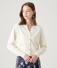 ANAYI / アナイ カーディガン・ボレロ | アソートビジュー釦ポケット カーディガン