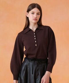 ANAYI / アナイ ポロシャツ | プレーティングポロプルオーバー