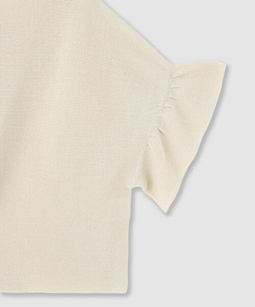 ANAYI / アナイ ニット・セーター | 和紙ガーターフリル袖プルオーバー | 詳細10