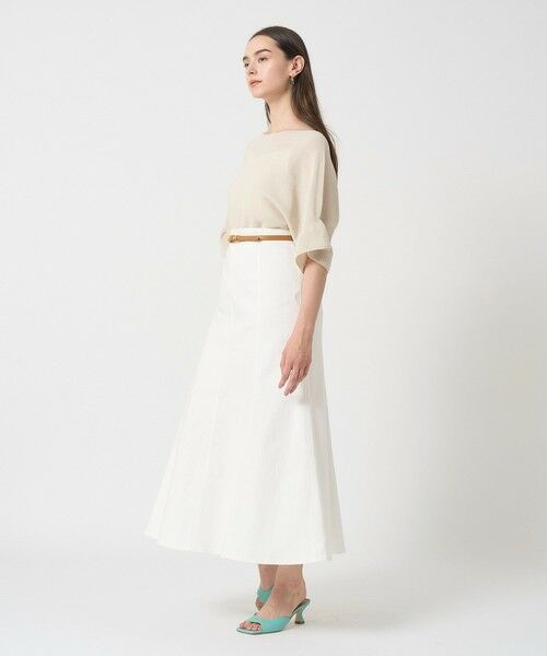 ANAYI / アナイ ニット・セーター | 和紙ガーターフリル袖プルオーバー | 詳細6