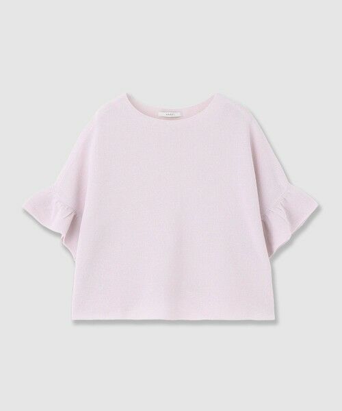 ANAYI / アナイ ニット・セーター | 和紙ガーターフリル袖プルオーバー | 詳細15