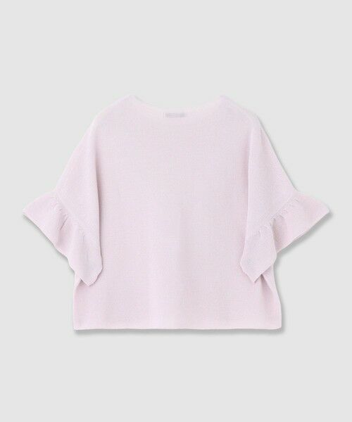 ANAYI / アナイ ニット・セーター | 和紙ガーターフリル袖プルオーバー | 詳細16