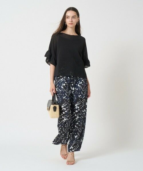 ANAYI / アナイ ニット・セーター | 和紙ガーターフリル袖プルオーバー | 詳細19