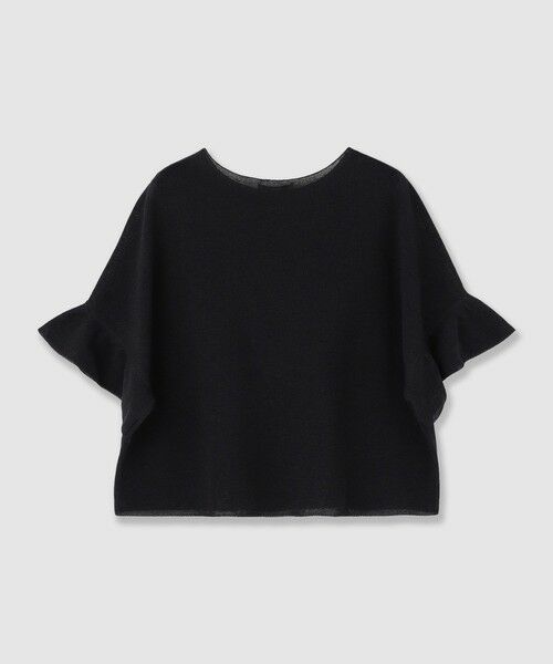 ANAYI / アナイ ニット・セーター | 和紙ガーターフリル袖プルオーバー | 詳細22